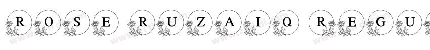 rose ruzaiq Regular字体转换